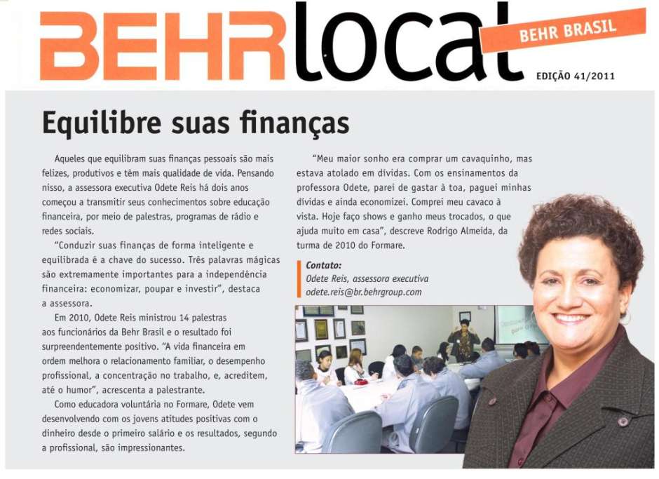 Matéria do Jornal BEHR Local