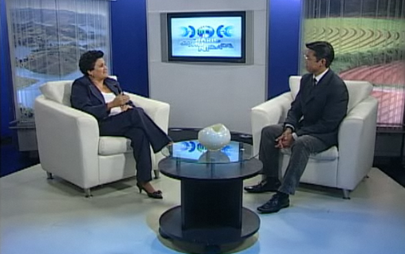 Odete Reis concede entrevista a TV Diário, afiliada Globo