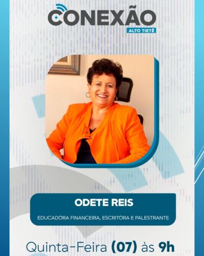 📺 Amanhã estarei no @conexao.altotiete em entrevista com a Jornalista @marileischiavi,  para conversar sobre um tema que impacta milhões de brasileiros: o Desenrola Brasil 2.0.

O programa foi relançado pelo Governo Federal no dia 4 de maio e volta ao centro das discussões em um momento em que a inadimplência segue crescendo no país.

💰 Mais do que renegociar dívidas, é preciso falar sobre educação financeira, planejamento e mudança de comportamento.

Durante a entrevista, vamos conversar sobre:
✔️ como funciona o programa
✔️ quem pode participar
✔️ cuidados importantes na renegociação
✔️ erros que fazem muitas pessoas voltarem ao endividamento
✔️ e o papel da educação financeira nesse processo

Porque sair da dívida é importante.
Mas aprender a cuidar do dinheiro é o que transforma a vida financeira de verdade.

📍 Conexão Alto Tietê
🗓 Quinta-feira (07) às 9h

#EducaçãoFinanceira #DesenrolaBrasil #PlanejamentoFinanceiro #FinançasPessoais #OdeteReis