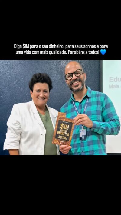 Dizer $IM para o seu dinheiro é também dizer $IM para seus sonhos, para suas escolhas e para uma vida com mais equilíbrio e qualidade.
Foi uma alegria compartilhar esse momento com pessoas especiais que receberam o livro $IM PARA SEU DINHEIRO. Que cada página inspire novos hábitos, mais consciência financeira e muitas conquistas.
Educação financeira transforma vidas! 💙
#OdeteReis
#SimParaSeuDinheiro
#EducaçãoFinanceira
#QualidadeDeVida